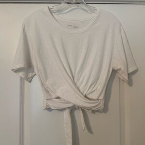 Aerie Cropped Wrapback T-shirt Size XS